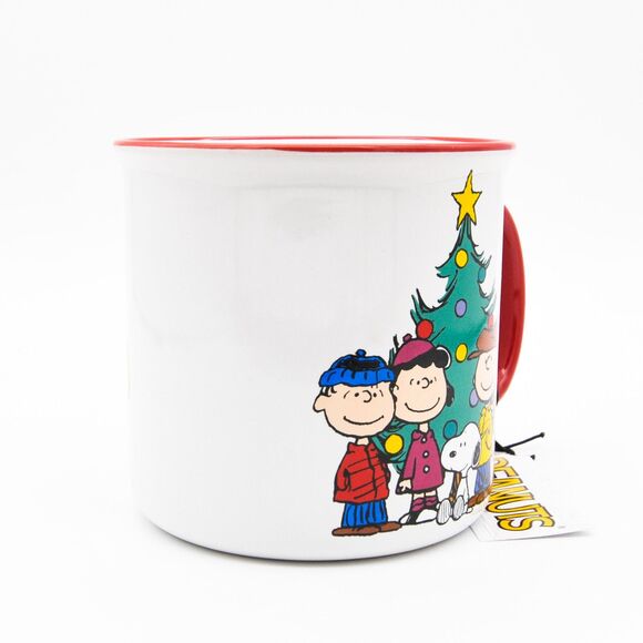 Peanuts Christmas Mug, Peanuts Gang Happy Holidays 23oz Ceramic Coffee Cup, New - Picture 8 of 9